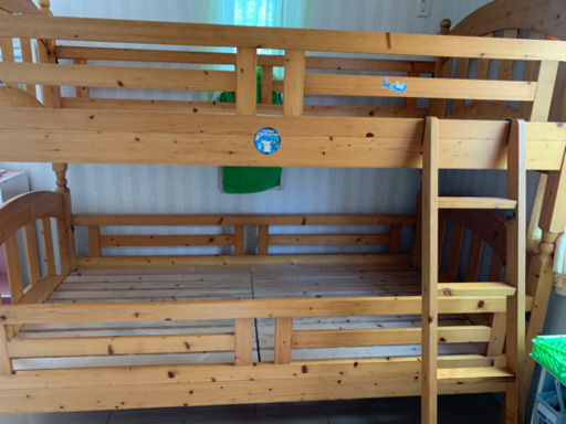 木製二段ベッド(受渡し予定者が決まりました)