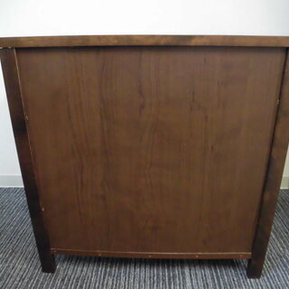JM7864)SELVA 電話台 木目 幅:約61.5cm 高さ:約59.5cm 奥行:約43cm 中古品【取りに来られる方限定】の画像