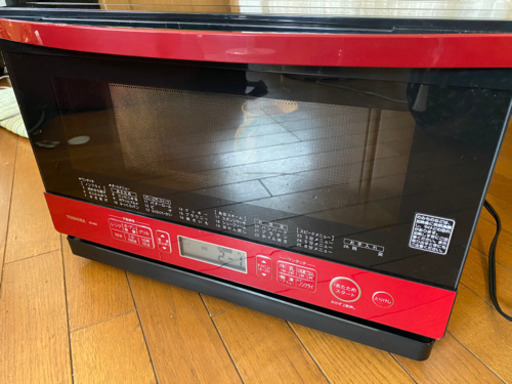 東芝 スチームオーブンレンジ 【高温250℃と遠赤外線で芯まで加熱「遠赤包み焼き」】 エディオンオリジナル 石窯オーブン ER-M6E(R)(0805c)