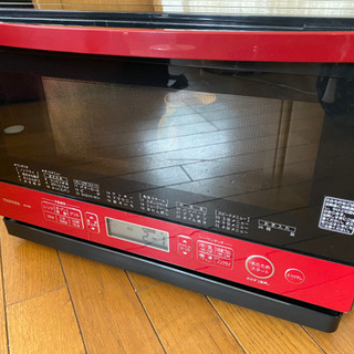 東芝 スチームオーブンレンジ 【高温250℃と遠赤外線で芯まで加熱「遠赤包み焼き」】 エディオンオリジナル 石窯オーブン ER-M6E(R)(0805c)