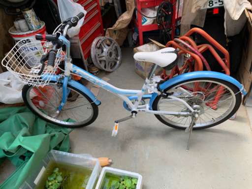 アサヒサイクル　シマノ6段　女の子24インチ