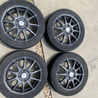 14インチ、アルミホイールタイヤ付き