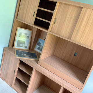 手作り造作棚の画像