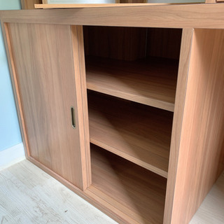 手作り造作棚の画像