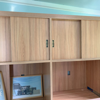 手作り造作棚の画像