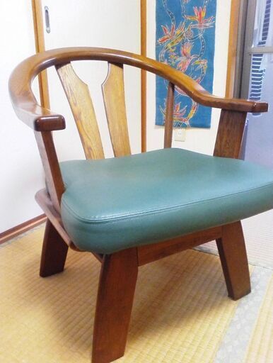 木製　回転イス