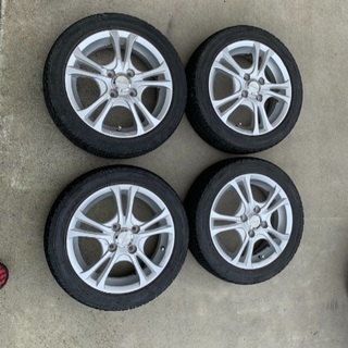 14インチ、アルミホイールタイヤ付き４本