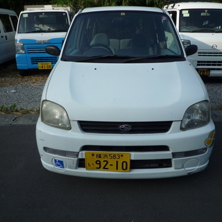 (ID2368)軽バン専門店在庫５０台　スバル　プレオ　車検付　平成１７年　３万円　諸経費込３３，０００円の画像
