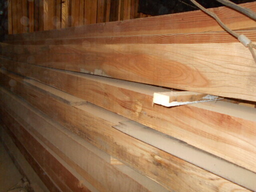 天然杢ベンチ材