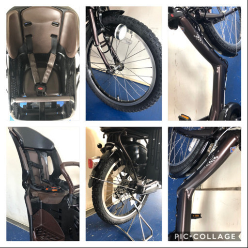 ブリジストン アンジェリーノ　20インチ 3人乗り 12.8ah 高年式　電動自転車　電動アシスト