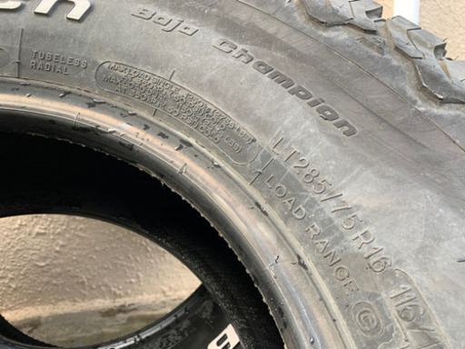 BFGoodrich All-Terrain T/A 285/75R16 タイヤ グッドリッチ