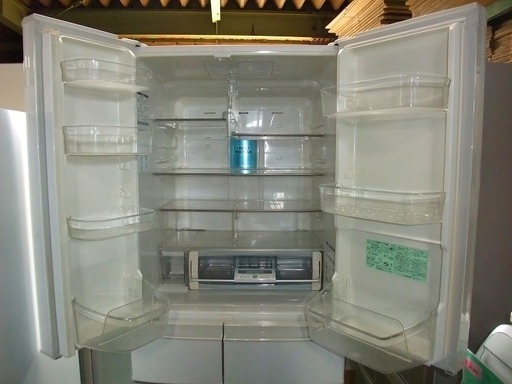 R1706) 日立 6ドア R-SF48BM 475L 自動製氷 真空チルド 2012年製! 冷蔵庫 店頭取引大歓迎♪
