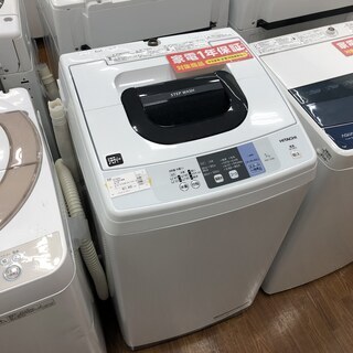 1年間保証付　HITACHI　全自動洗濯機　2018年製【トレファク所沢店】