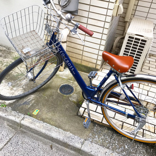 【引渡し者決まりました】自転車　青色　お譲りしますの画像