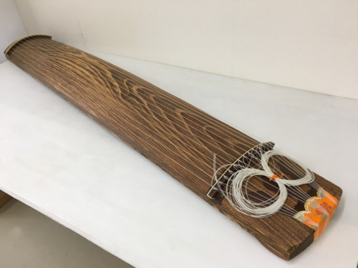 SOLD OUT！◆和琴◆13弦琴 和楽器 蒔絵あり 全長184cm カバー付き
