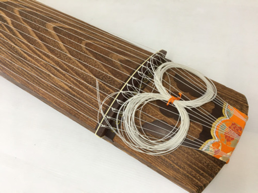 SOLD OUT】◇和琴◇13弦琴 蒔絵あり 全長184cm 琴柱／琴カバー付き