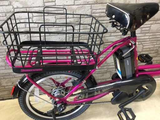 東京23区配達無料　新基準  ブリヂストン ジョシスワゴン　8.1Ah リチウム☆電動自転車☆中古☆20インチ☆