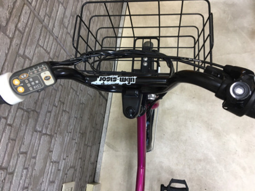 東京23区配達無料　新基準  ブリヂストン ジョシスワゴン　8.1Ah リチウム☆電動自転車☆中古☆20インチ☆