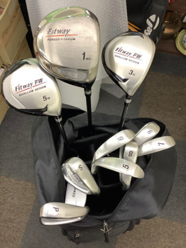 Fitway ゴルフセット  キャディバッグ  付き