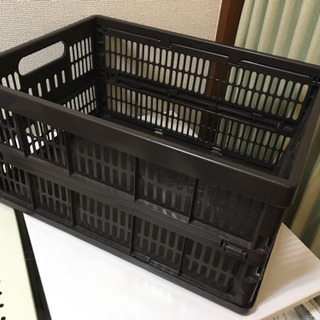 【美品】折り畳める 収納 コンテナ ボックス