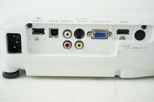 動作良好品　 EPSON エプソン　プロジェクター/3LCD方式を採用したプロジェクター/EB-S31　中古