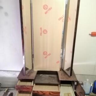 鏡台⚫三面鏡⚫昭和レトロ⚫ミラー⚫の画像