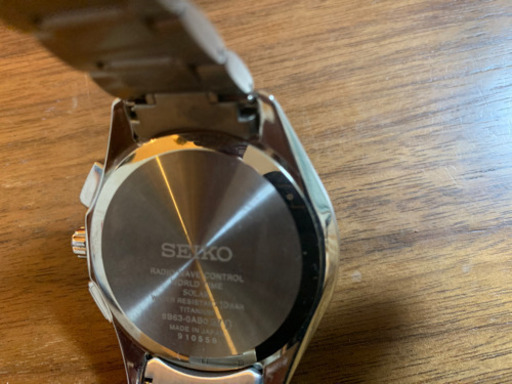 電波腕時計【SEIKO】値下げしました。