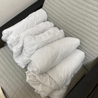 中古掛け布団カバー6枚の画像