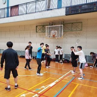 皆でわいわいバドミントン🏸