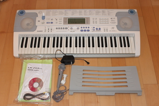 カシオ 光ナビゲーションキーボード LK-203TV