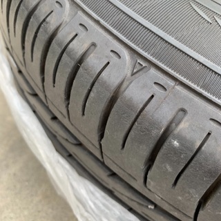 夏タイヤ、アルミホイール付き４本の画像