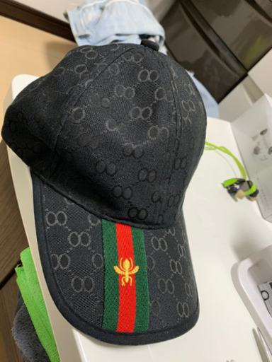 GUCCI 帽子　黒　値下げ相談受け付けます！