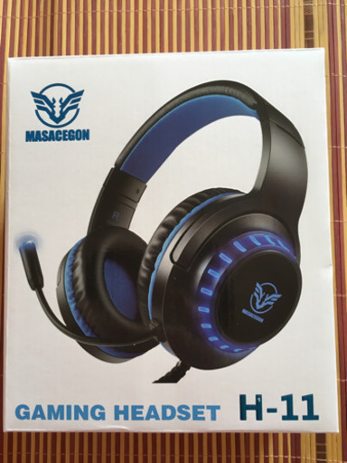 新品·未使用【2020進化版】PS4ゲーム用ゲーミングヘッドセット 超高音質LEDマイク付き