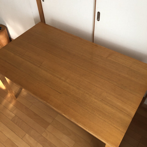 無印良品　タモ材ダイニングテーブル