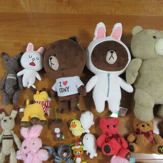 ぬいぐるみ複数箱入りの画像