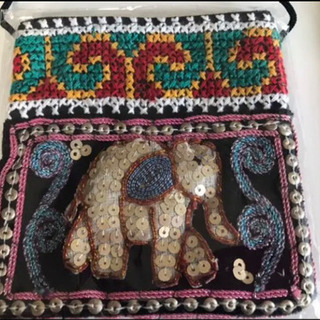 【未使用】かわいいぞうさんのポシェット　2つセットの画像