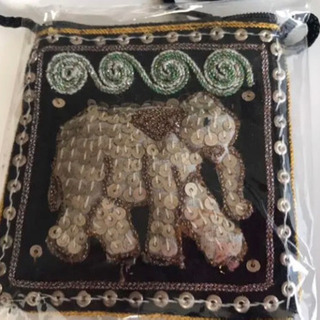 【未使用】かわいいぞうさんのポシェット　2つセットの画像