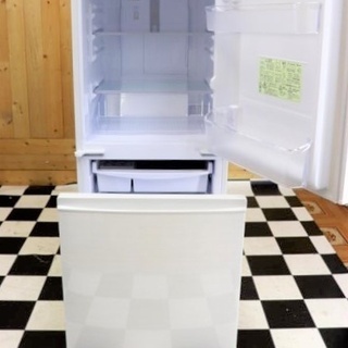 配達込み 冷蔵庫 SHARP SJ-D14D-W 2018年製 ホワイト 137L つけかえ