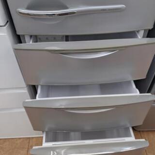 【6ヵ月保証】参考定価￥84,800 2012年 AQUA アクア 355L 冷蔵庫 AQR-361A 2段引出しまん中フリーザー スリムな省スペース設計♬