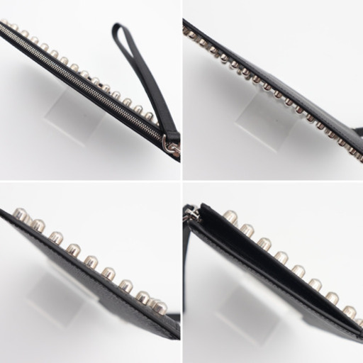 《FENDI/パンカーリト カール ラガーフェルド フラットポーチ》Aランク 美