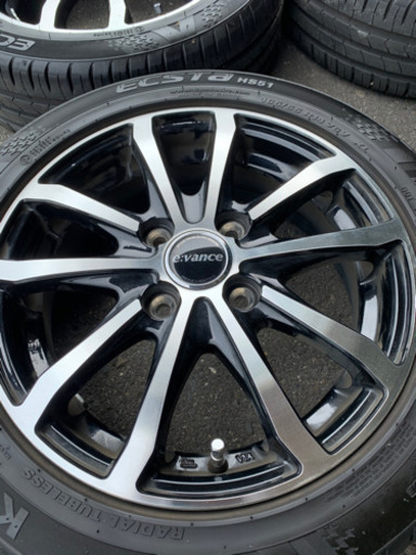 タイヤホイールセット165/55R14 76V 4本 中古品