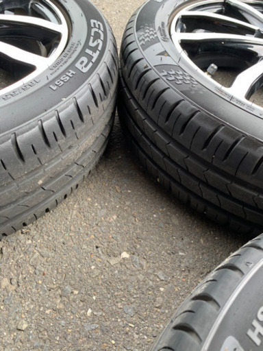 タイヤホイールセット165/55R14 76V 4本 中古品
