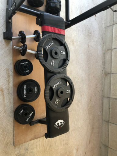 筋トレ　ダンベル、ベンチプレス　取引決まりました！