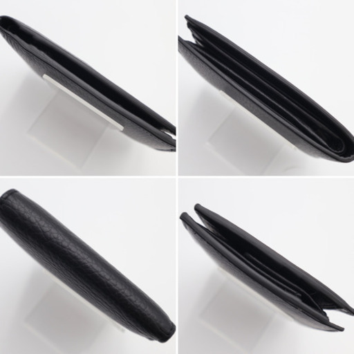 《BOTTEGA VENETA/二つ折りレザー 財布》 箱 袋 Aランク 極美品