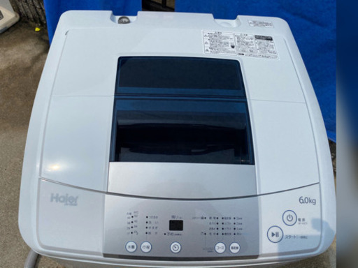 ハイアール 6.0kg 全自動洗濯機 ホワイトHaier JW-K60M(W)(0805c)