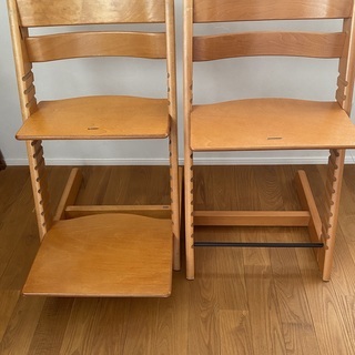 無料　ストッケ　STOKKE  子供用椅子　２脚まとめて