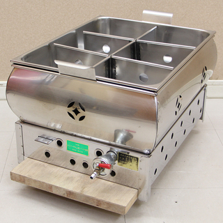 おでん鍋 6つ切 プロパン用 L P G 涌井工業株式会社 業務用 6仕切り