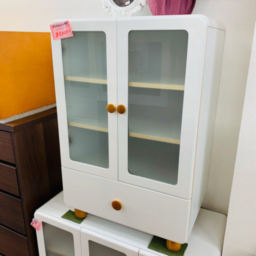 ★お値打ち！オシャレ　ホワイトキッチン　収納棚