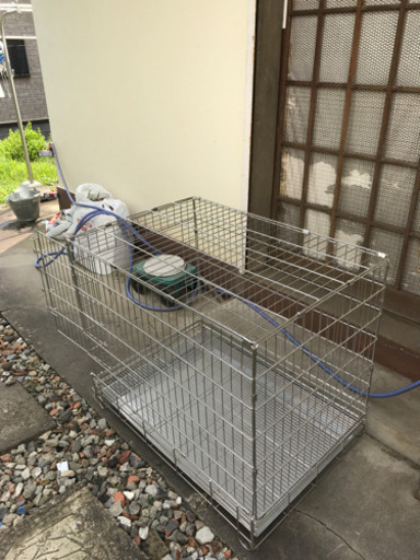 ペット犬用ゲージ(ステンレス製)