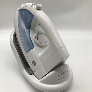 【美品】日立HITACHI コードレススチームアイロン　ブルー